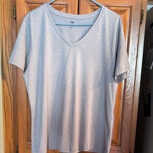 Athletic Works Gray Short Sleeve Tee
